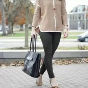J.Crew Dark Olive  Back Zip Pants